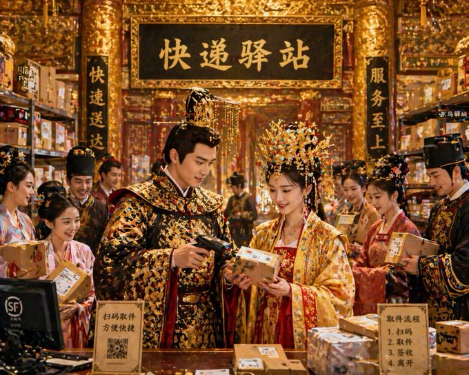 皇宮深處的御用快遞驛站