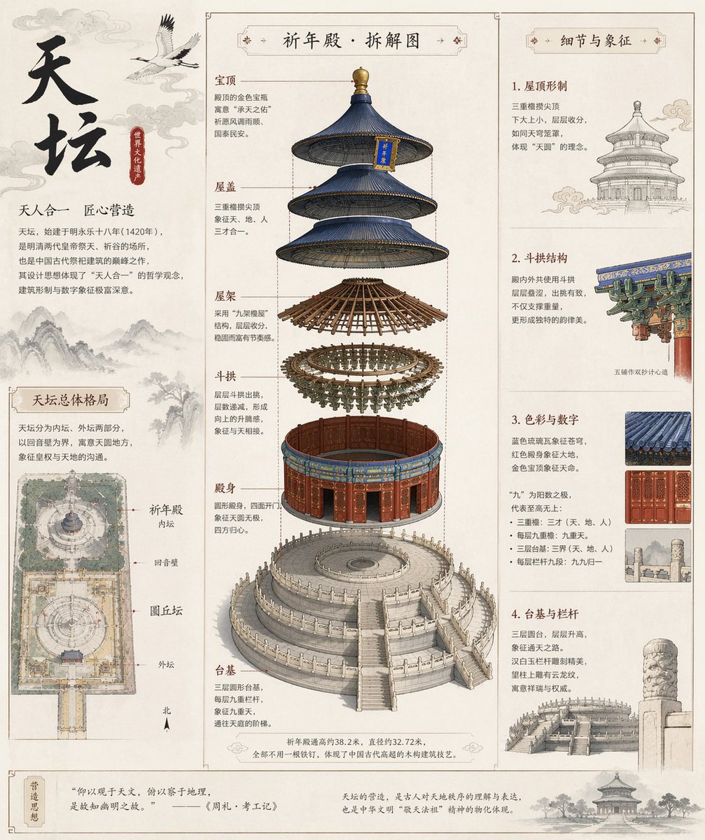 天壇古建拆解全圖