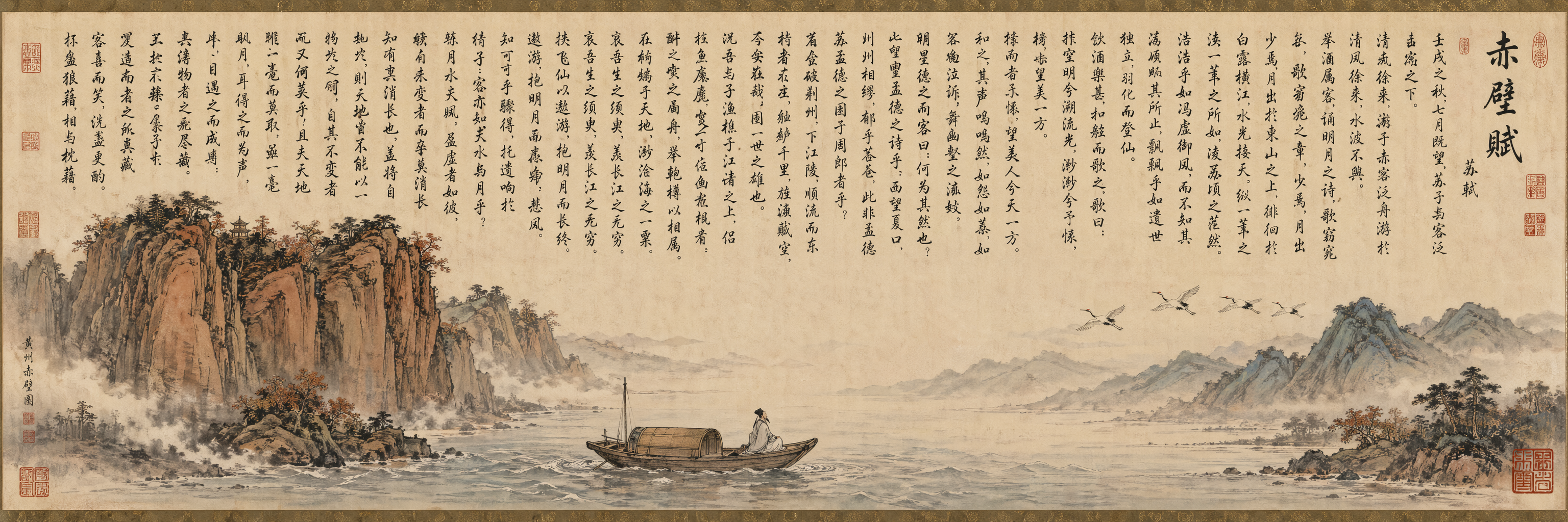《赤壁懷古》長卷圖