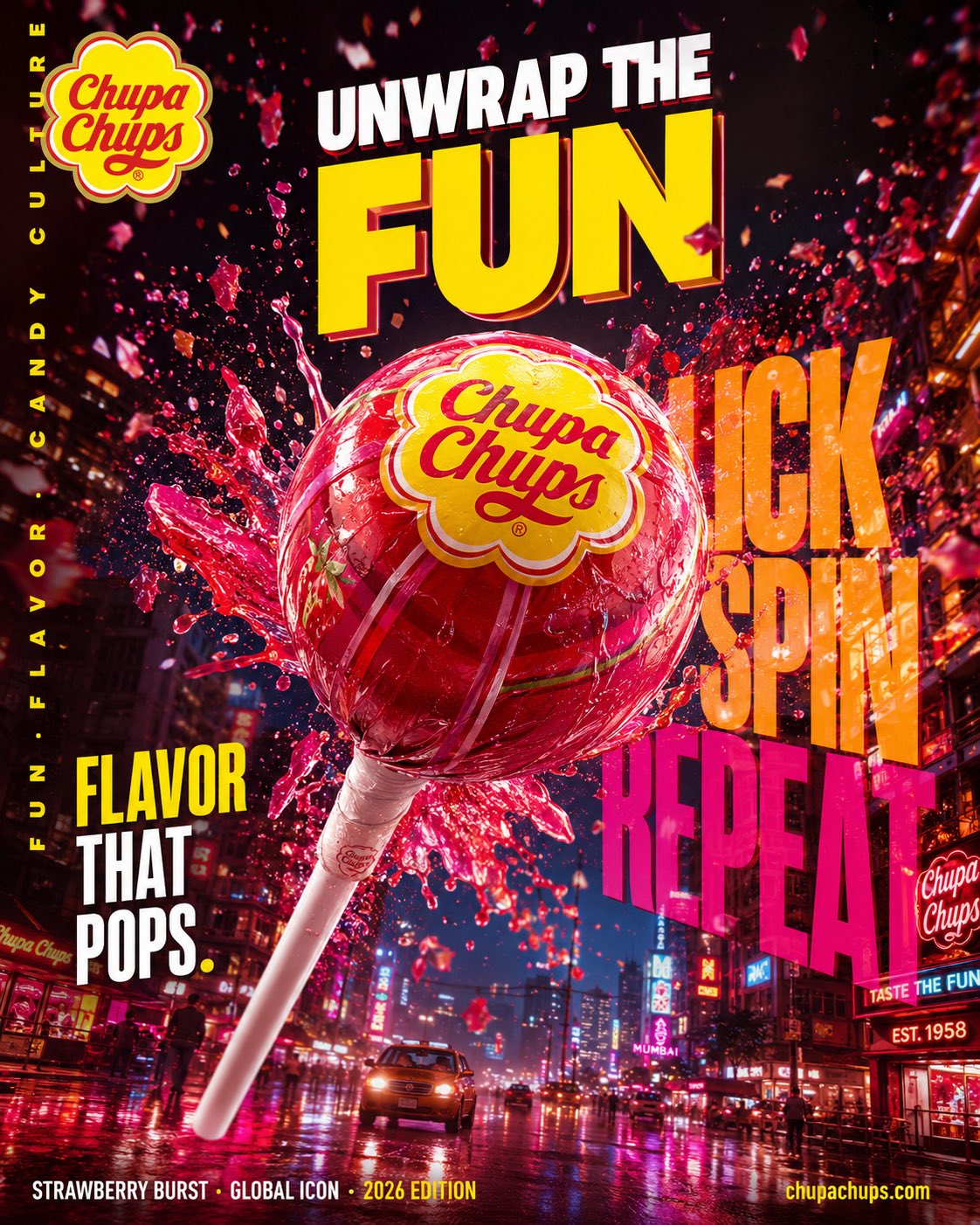 FMCG 棒棒糖霓虹廣告