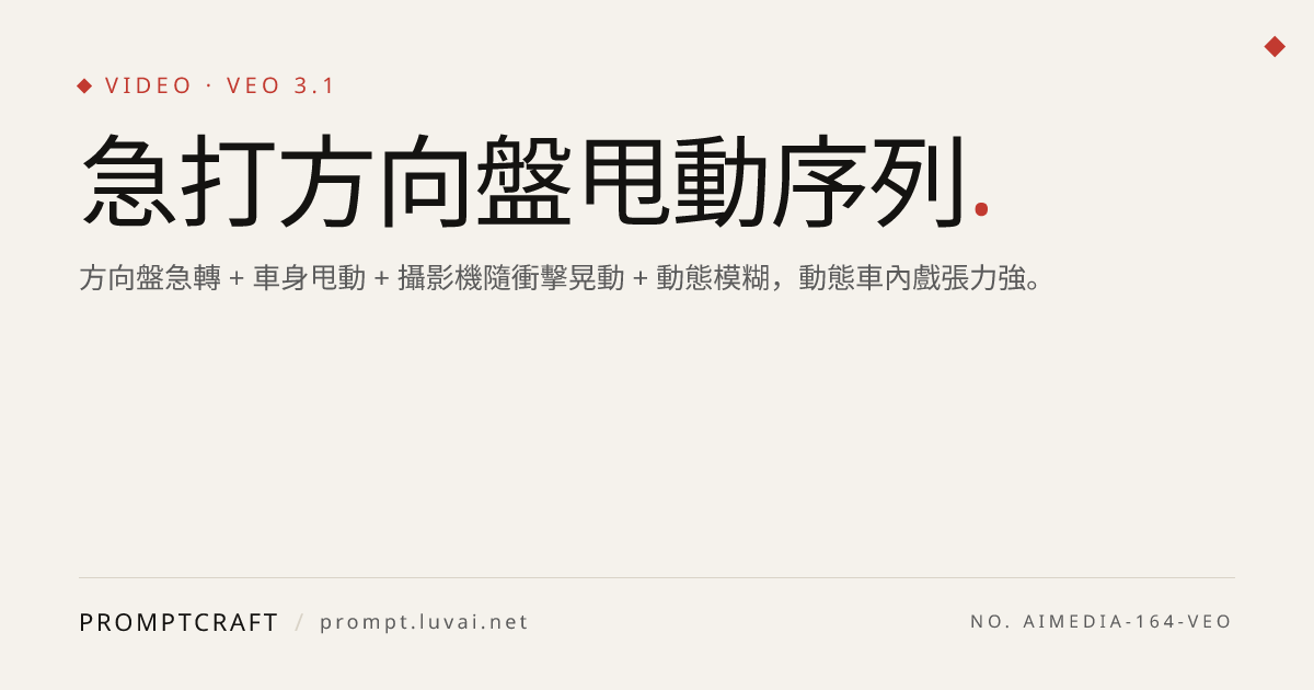 急打方向盤甩動序列