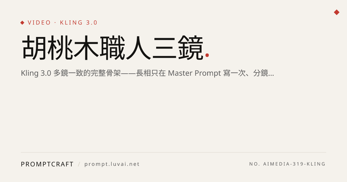 胡桃木職人三鏡